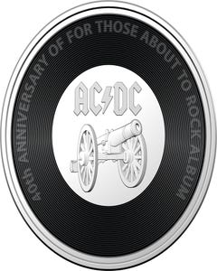 Royal Aust. Mint AC/DC 20c Uncirculated Coin - For Those About to Rock We Salute You