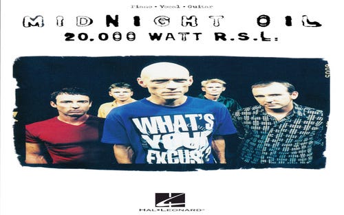 Midnight Oil - 20000 Watt R.S.L. Pvg