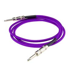 Dimarzio Braided Instrument Cable 10ft (3m) - Purple