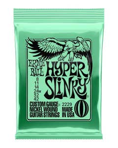 Ernie Ball Hyper Slinky Electric Guitar Strings - 8-42 (2229)