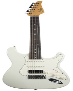 Suhr Classic S HSS Electric Guitar w/Case - Olympic White RW