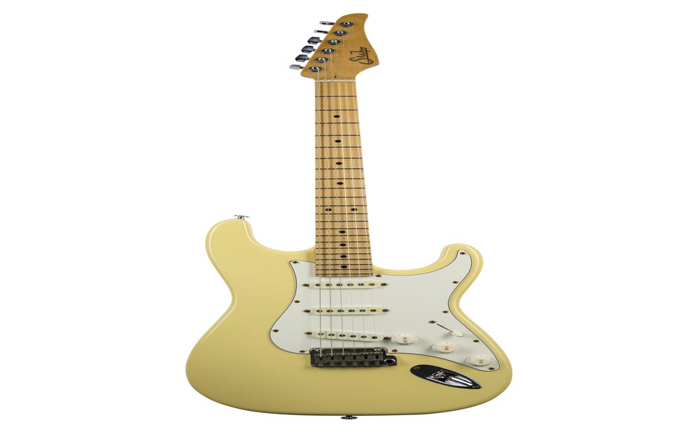 Suhr Classic S Antique Electric Guitar - Vintage Yellow MN