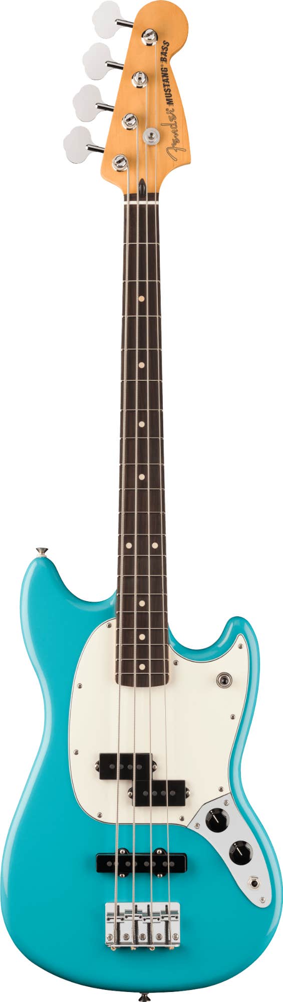 Fender Player II Mustang Bass PJ Rosewood Fingerboard Aquatone Blue Better Music