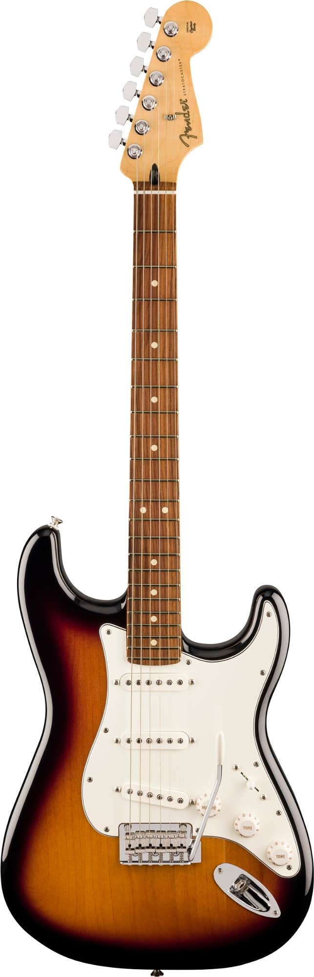 Fender player stratocaster top sunburst pau ferro