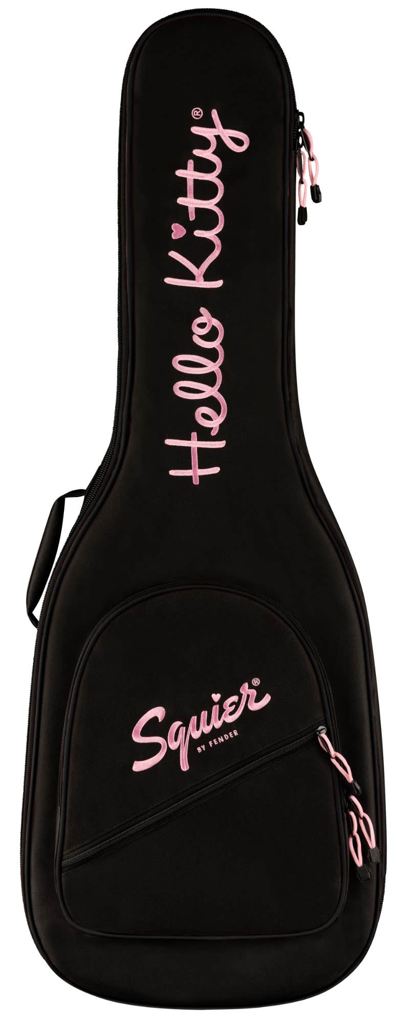 Squier Limited Edition Hello Kitty Stratocaster w Gig Bag Maple Fingerboard Pink Better Music