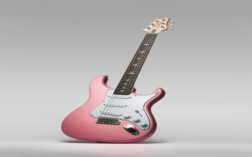 Paul Reed Smith (PRS) Silver Sky Electric Guitar w/Deluxe Gigbag - Roxy Pink RW