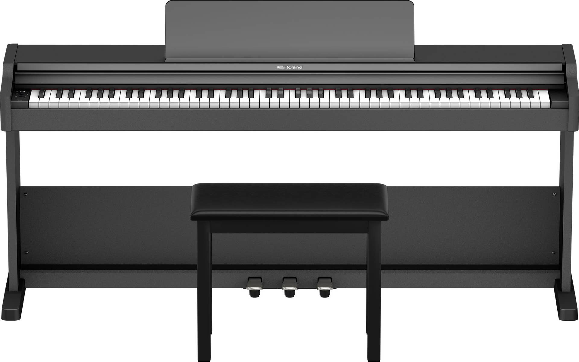 Roland RP-107BK Digital Piano w/Bench - Black