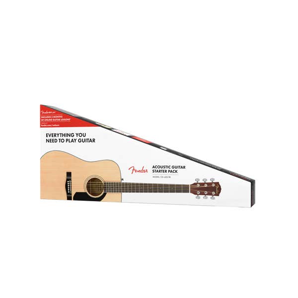 Fender CD 60S Dreadnaught Acoustic Guitar Pack Natural Better