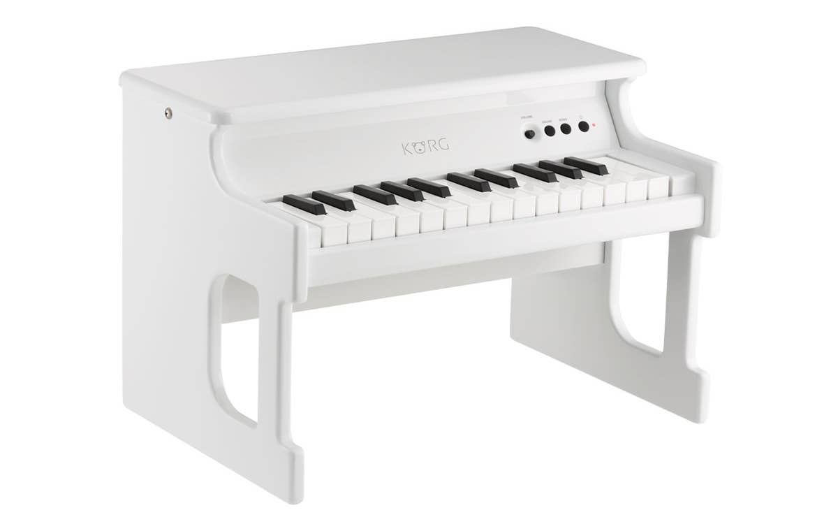 Korg tinyPIANO Mini Upright Style Piano - White