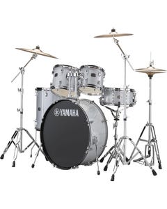 Yamaha Rydeen 5pc Euro Drum Kit - Silver Glitter w/FREE DS550 STOOL!