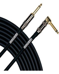 ogami Platinum Guitar Cable 1/4" Jacks Right Angle to Straight - 12ft 