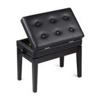 Conner PJ007 Deluxe Adjustable Piano Bench w/Storage - Ebony