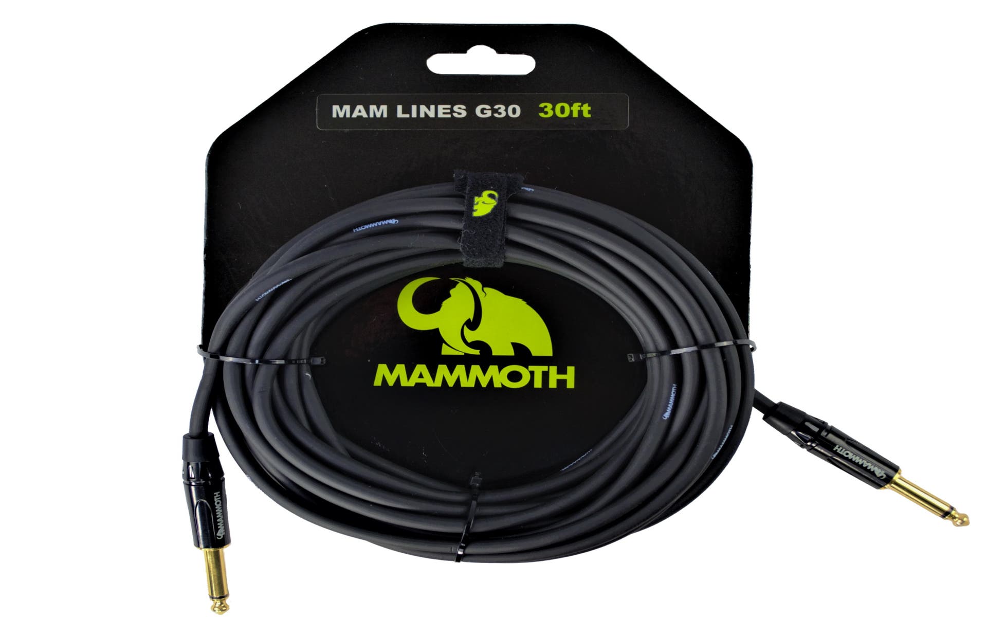 Mammoth MAM LINES G30 Instrument Cable - 30ft (Straight 1/4