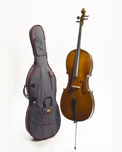 Stentor Student II Cello 1/2 size Outfit - Antique Chestnut