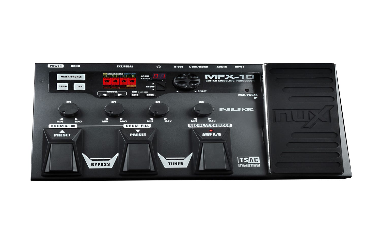 NU-X MFX-10 Guitar Multi-Effects Processor