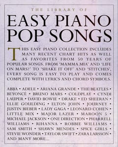 Library Of Easy Piano Pop Songs