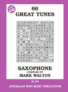 great tunes 66 alto sax BK/CD / WALTON MARK (AUS WIND)