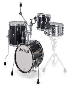 Sonor Martini AQ2 All-Maple Drum Shell Pack - Transparent Black