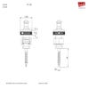 Schaller S-Locks Guitar/Bass Strap Locks - Nickel