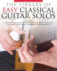 Library Of Easy Classical Guitar Solos Tab