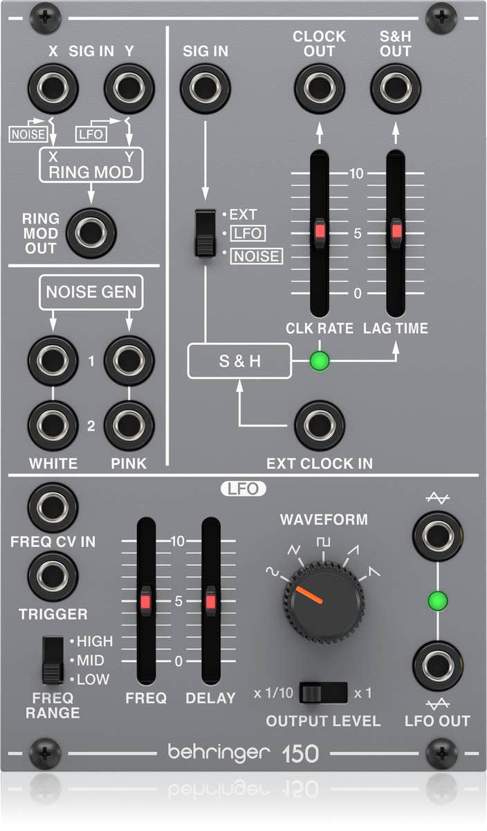 Behringer 150 Analog Ring Mod / Noise / S&H / LFO Eurorack Module