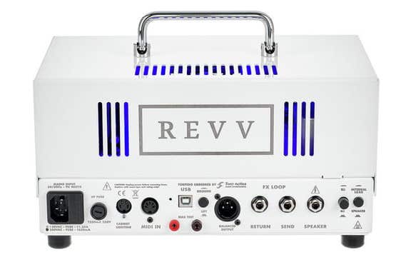 Revv Amplification D20 All-Tube Amp w/Built-in Torpedo Reactive Load - White
