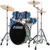 Sonor AQX Studio Drum Kit w/Hardware + Cymbals - Blue Ocean Sparkle