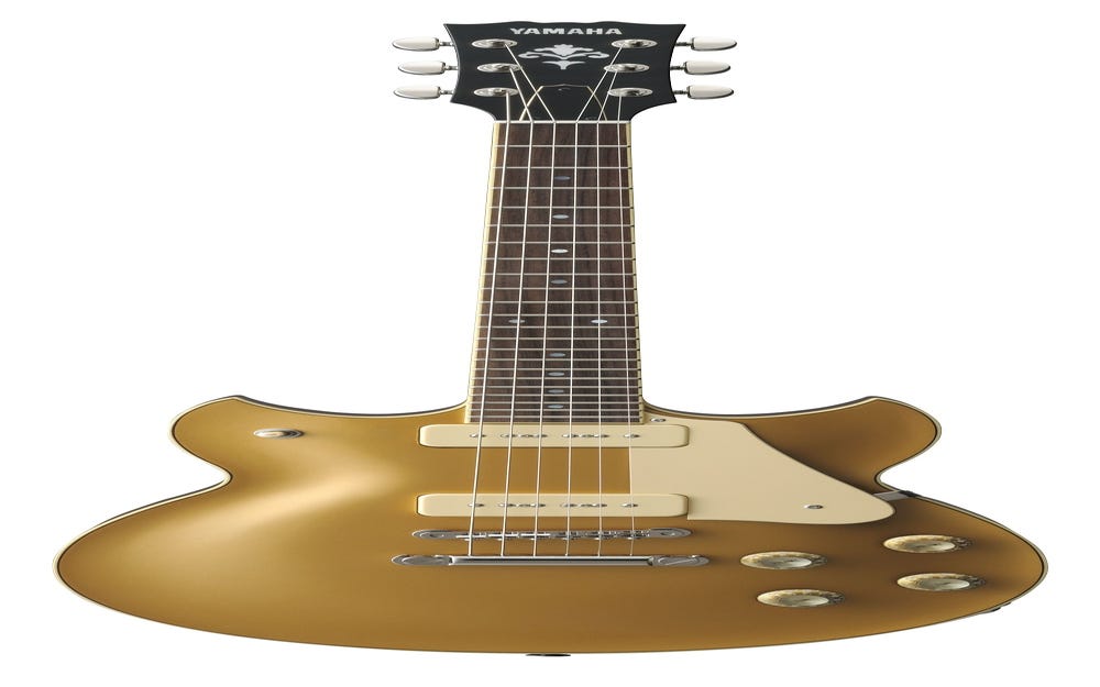 Yamaha SG1802 Electric Guitar w/case - Gold Top (Made in Japan)