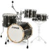 Sonor AQX Jungle Drum Kit - Black Midnight Sparkle - Shell Pack Only