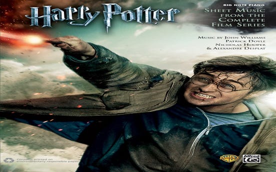 Harry Potter From The Complete Film Big Note
