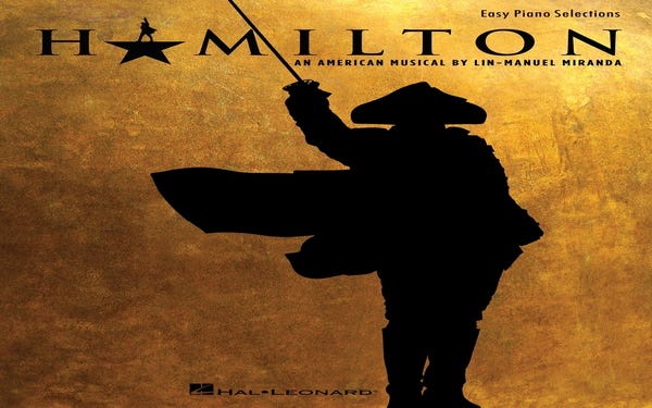 Hamilton Easy Piano Vocal Selections