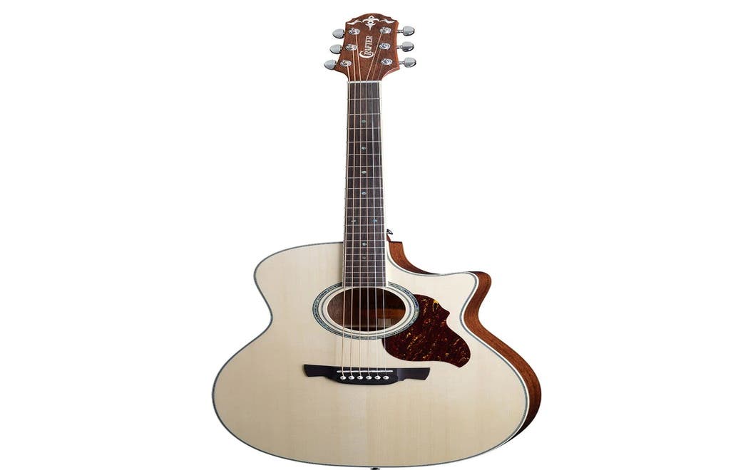 Crafter GAE8/N Acoustic Electric Guitar w/Mammoth WOODYW Case