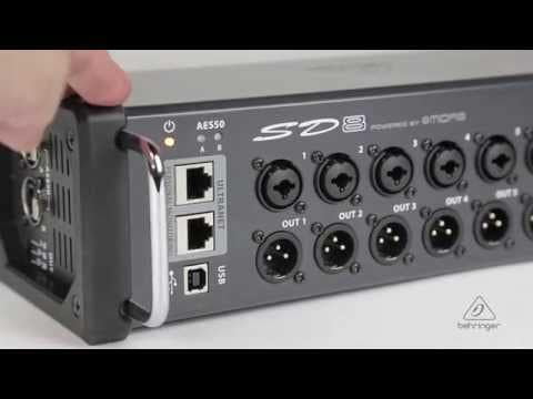 Behringer SD8 Stage Box Interface W/ Midas Preamps