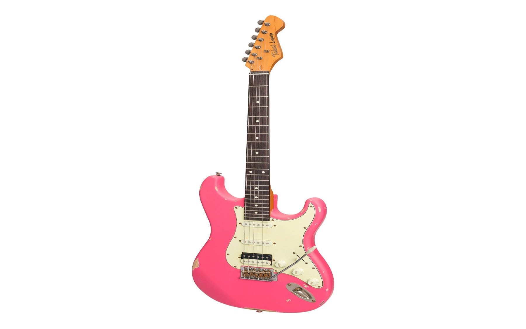 Tokai Legacy Series ST-Style HSS 'Relic' - Pink