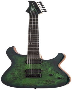 Schecter C-6 Pro Electric Guitar - Aqua Burst