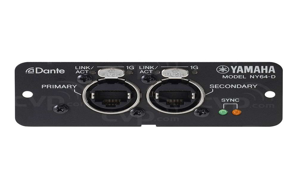 Yamaha NY64-D Dante Digital Interface Card for TF Mixers