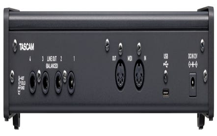 Tascam US-4x4HR High Resolution USB Audio Interface