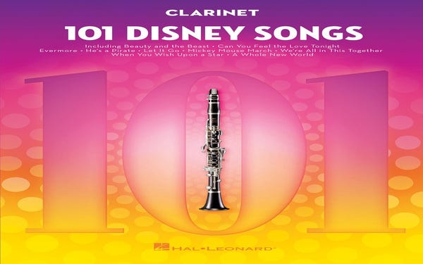 101 Disney Songs For Clarinet