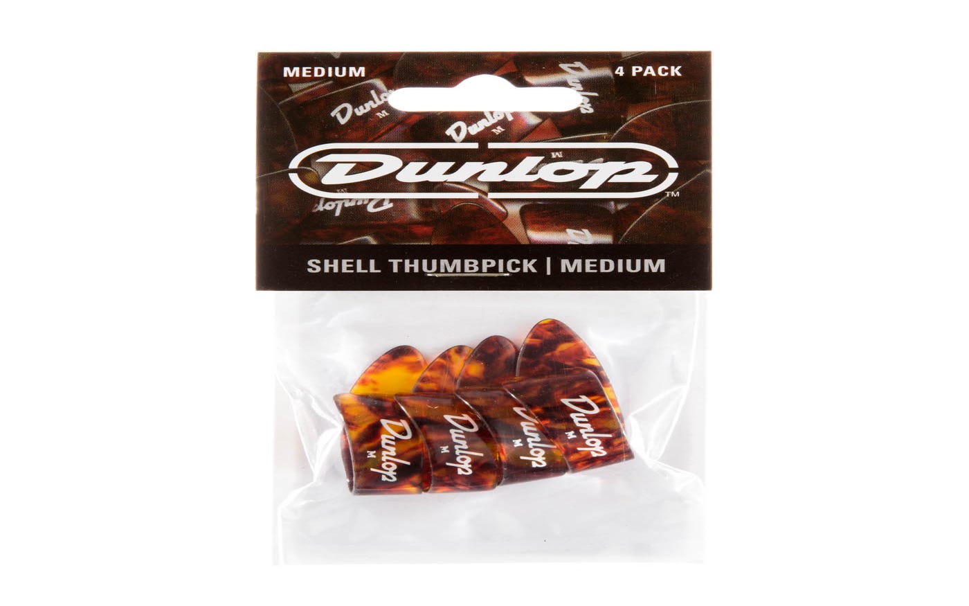 Dunlop Thumb-Pick Player Pack - Shell - Medium (4pcs)