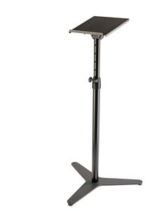 K&M Tripod Base Monitor Stand w/Adjustable Tray (KM 26754) - Single