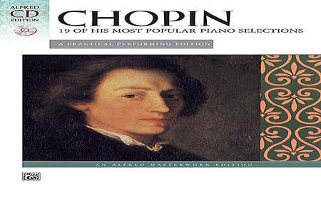 CHOPIN 19 OF HIS MOST POPULAR PIANO SELECS BK/CD