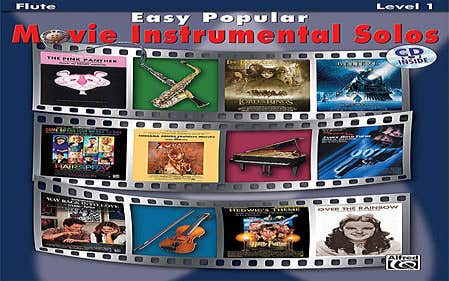 Easy Popular Movie Instrumental Solos Fl Bk/Cd