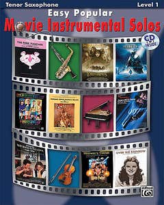 Easy Popular Movie Instrumental Solos Tsax Bk/Cd