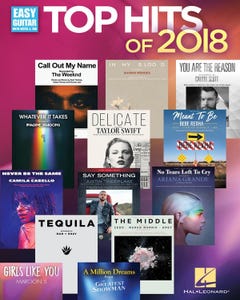 Top Hits of 2018 - Easy Guitar Songbook (Notes & Tab)