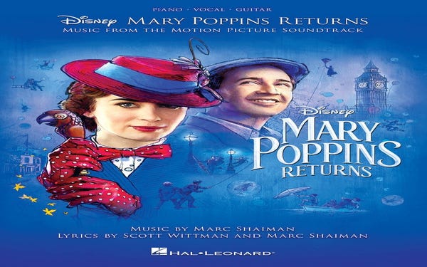 Mary Poppins Returns Movie Soundtrack Pvg