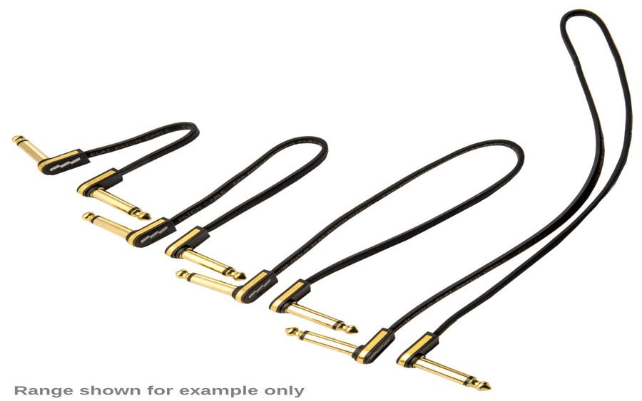 EBS Premium Gold Flat Patch Cable - Single - 18cm