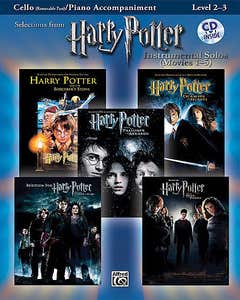 Harry Potter Inst Solos Movies 1-5 Cello Bk/Cd
