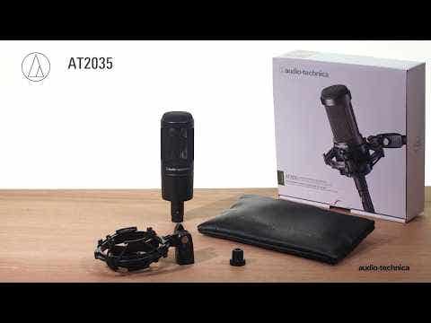 Audio Technica AT2035 Large Diaphragm Condenser Microphone