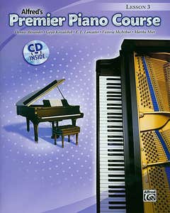 Premier Piano Course Lesson Bk 3 Bk/Cd