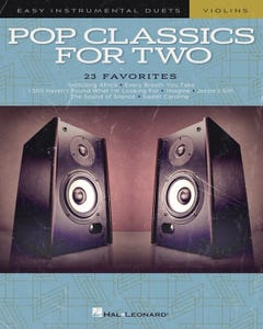Pop Classics For Two - Violin Easy Instrumental Duets / Various (Hal Leonard)